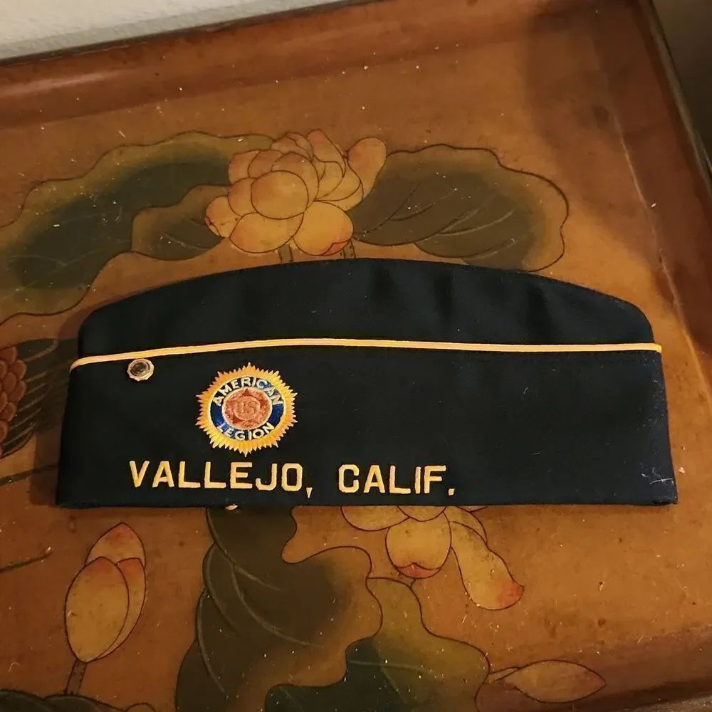 American Legion 550 Vallejo California Mare Island Naval Yard Cap WWII
